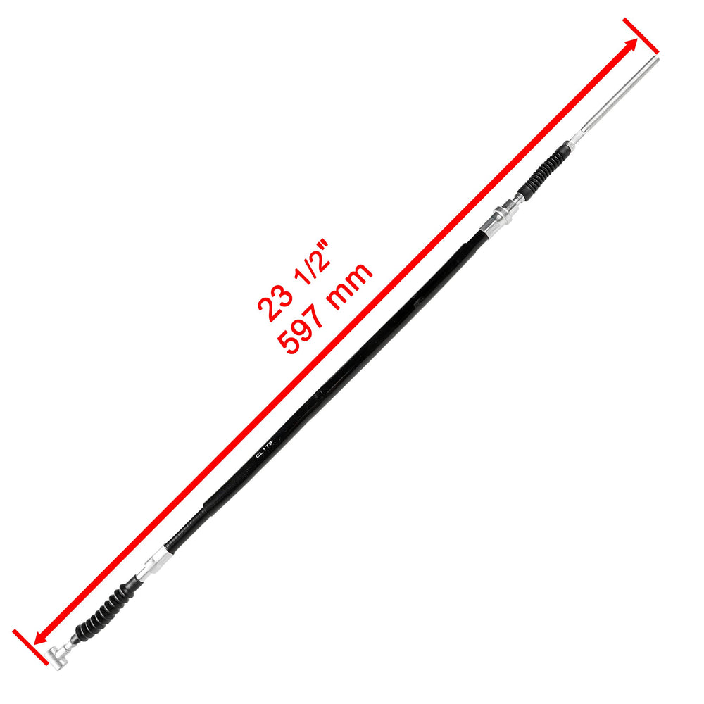 Caltric rear brake cable for Honda TRX350FM, reliable stopping power.