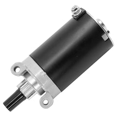 OEM part number labels on the Caltric starter for verification.