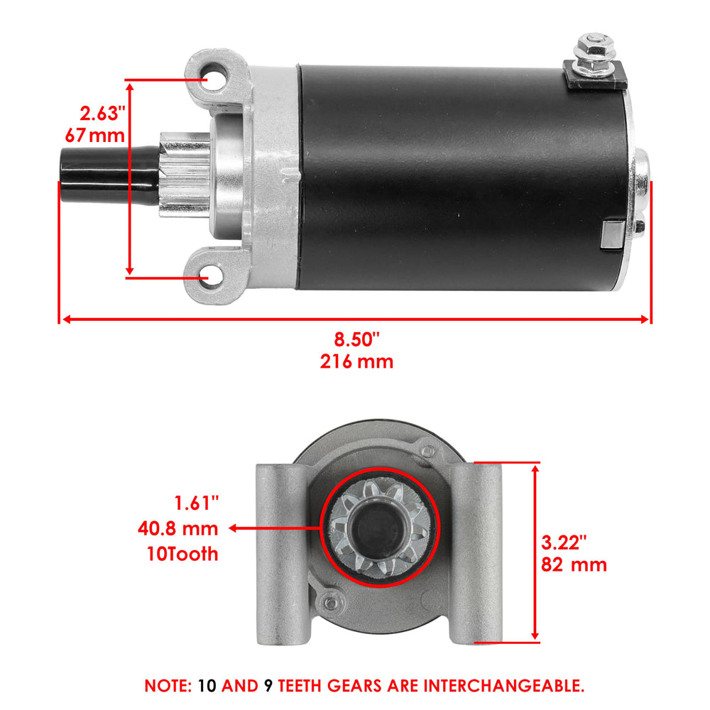 Caltric starter in box, packaged for safe shipping.