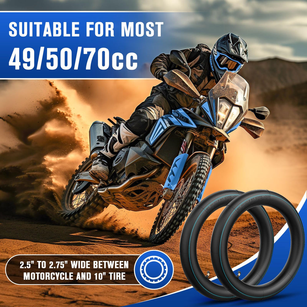 CALU LUKY thick-wall inner tube for smoother rides and shock absorption.