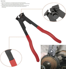 CALU LUKY ear-type clamp pliers for quick tensioning and securing CV boot bands.