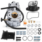 CALU LUKY YFM350 carburetor body enhances air-fuel balance for Yamaha machines.