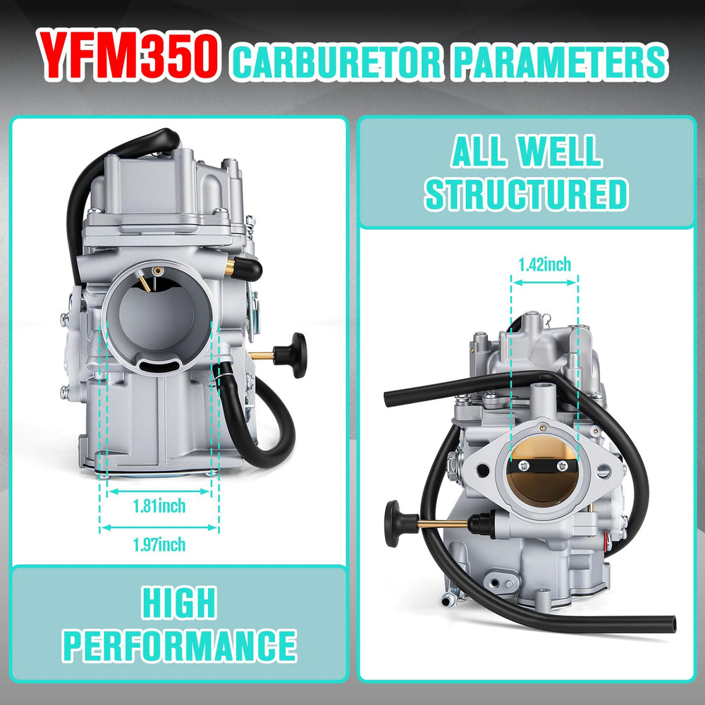 CALU LUKY YFM350 package includes all essential components for quick replacement.