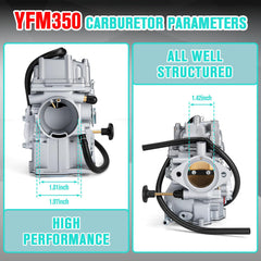 CALU LUKY YFM350 package includes all essential components for quick replacement.