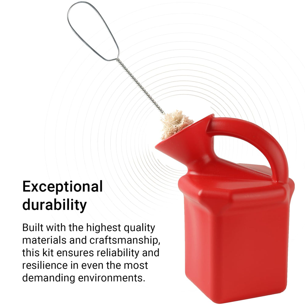 Calvana 1.25-quart capacity bucket ready for tire mounting lubrication tasks.