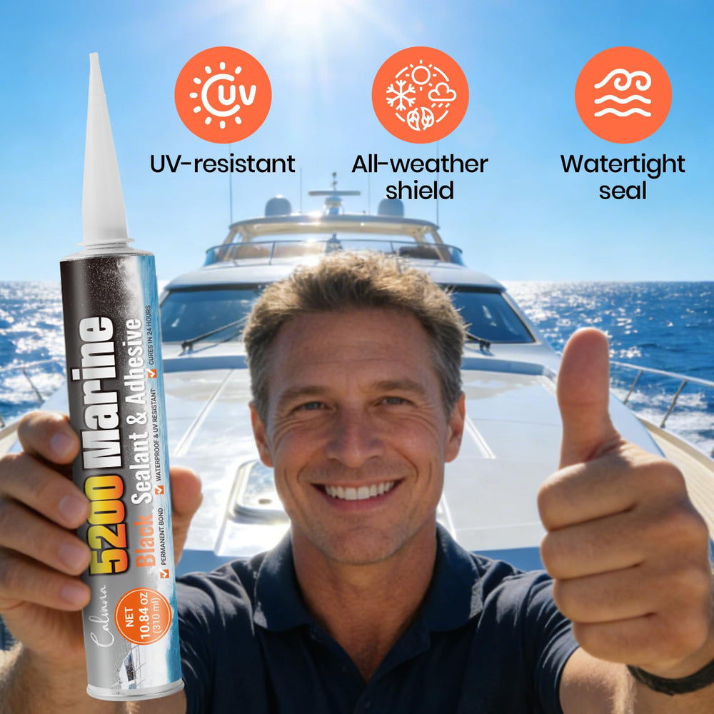 Calvana 5200 deck hardware seal for weather-resistant fixtures.