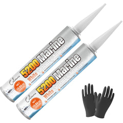 Calvana 5200 marine sealant tube with nozzle for precise bonding