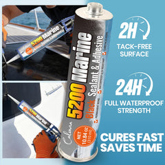 Calvana 5200 sealant kit ready to use for fast repairs.