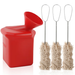 Calvana angled tire lube bucket kit for fast bead lubrication during tire changes.