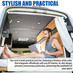 Calvana easy-install RV vent cover makes a quick, clean interior upgrade