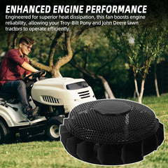 Calvana easy-installation flywheel fan with clear instructions.