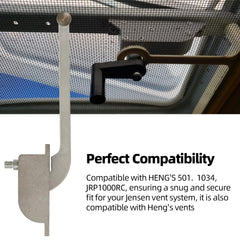 Easy installation with Calvana vent operator for quick RV upgrades.