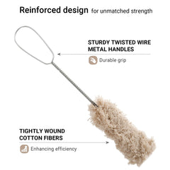 Calvana robust twisted-wire handle withstands heavy-duty tire service.