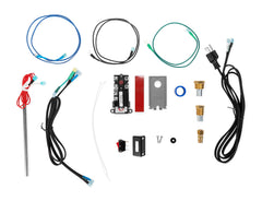 Camco 11773 hybrid heat kit assembly heats RV water on demand.