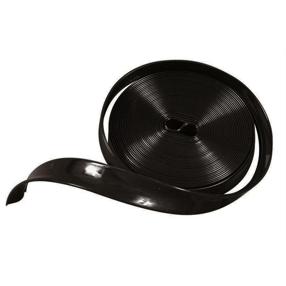 Camco 25212 vinyl trim insert in black for a durable exterior finish.