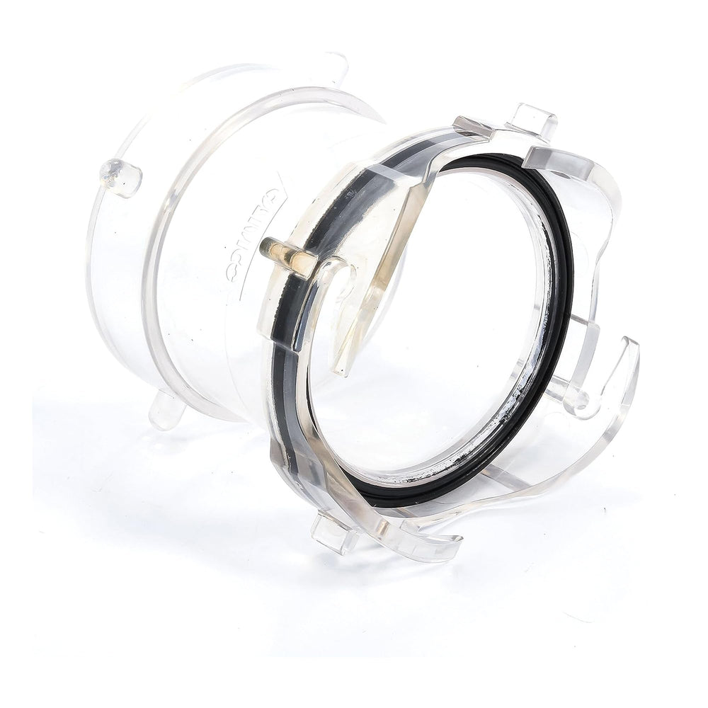Camco 39562 clear adapter extension visually connects the outlet for easier hookup.
