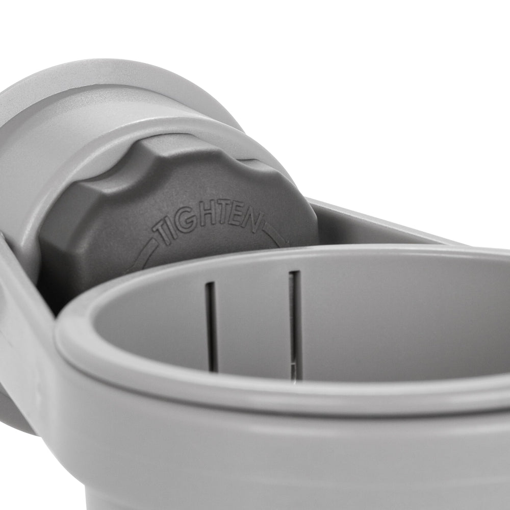 Camco camper cup holder in portable mount for easy use on the move.
