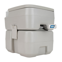 Camco compact carry handle for simple one-handed transport.