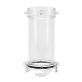 Camco Clear RV Sewer Extender shows 7-inch length for easier hookups and visual rinse