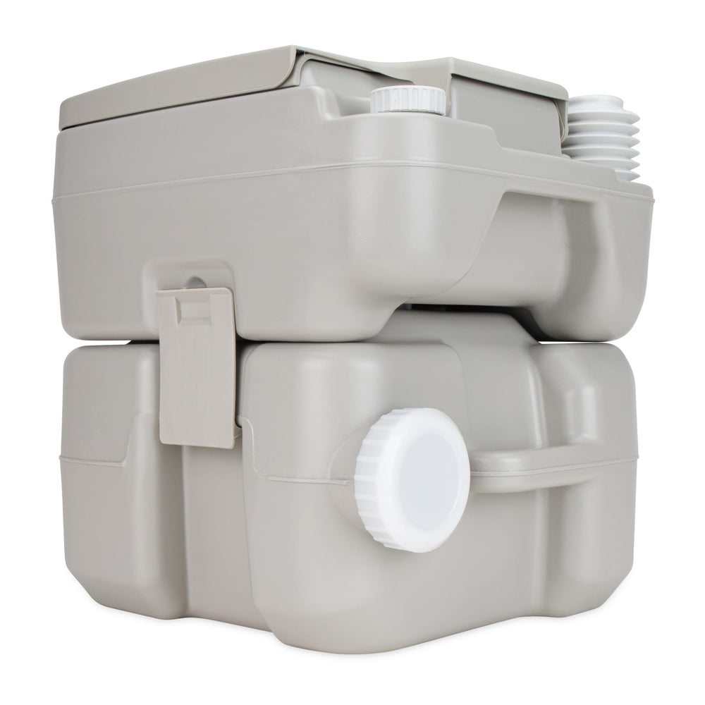 Camco compact design fits tight spaces in RVs and boats.
