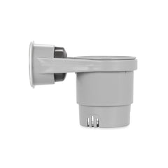 Camco cup holder keeps most cups secure during travel and reduces spills.