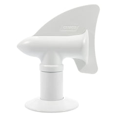 Camco Cyclone-white-vent shows a clean, space-saving vent attachment