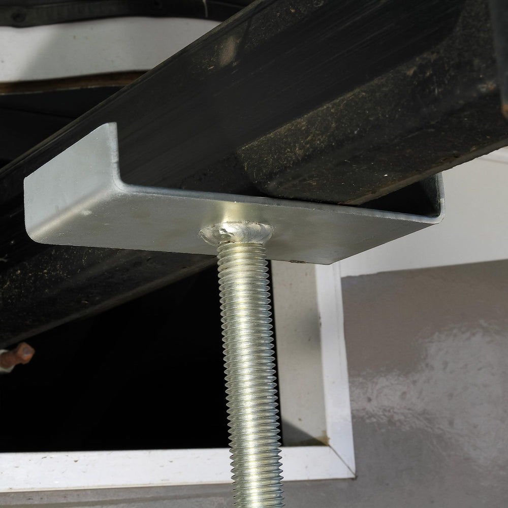 Camco Eaz-Lift universal fit top works with diverse RV slide-out rails.