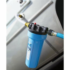 Camco Evo replacement cartridge packaging for quick RV filter swap