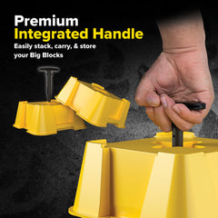 Camco FasTen blocks top compatibility with 2x2 FasTen leveling blocks for versatility.