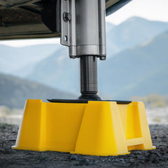 Camco FasTen RV Big Block durable resin construction for outdoor travel.