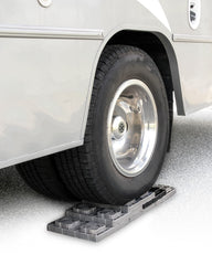 Camco FasTen XL block showing integrated carrying T-handle for transport.