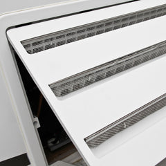 Camco stainless steel mesh close-up shows durable rust resistance.