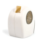 Camco Fridge Airator front view with compact battery-powered fan.