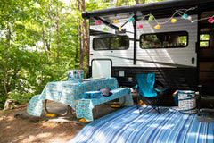 Camco 4-pack leveling blocks offered for flexible RV setups.