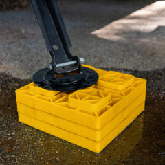 Camco blocks use UV-stabilized resin for sun durability.