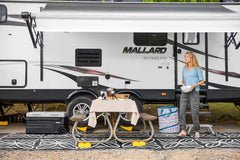 Camco leveling blocks come with a zippered storage bag for transport.