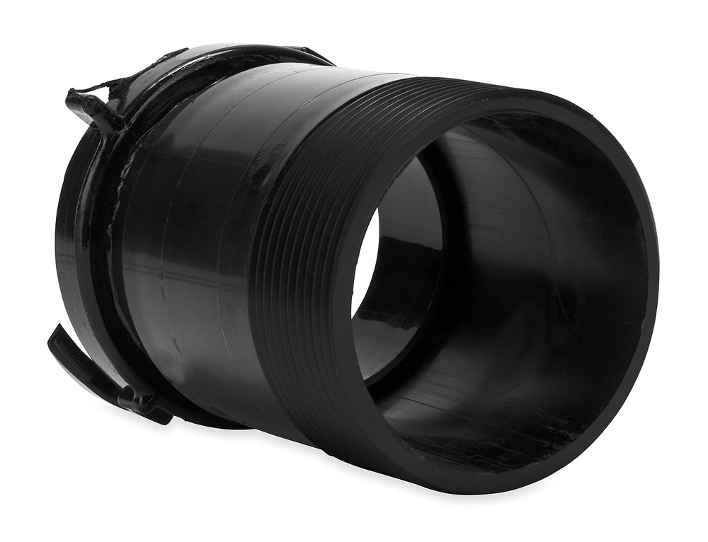 Durable polymer Camco adapter supports unobstructed water flow.