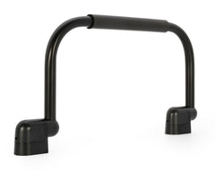 Camco pivoting grab handle locks for stable, hands-free position.