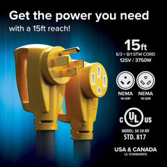 Camco Power Grip 90° heads reduce strain on connections