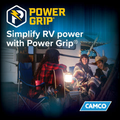 Camco Power Grip adjustable cord organizer for tidy storage