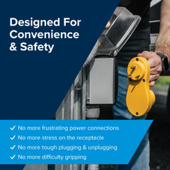 Camco Power Grip Offset Adapter - power connection made easy.