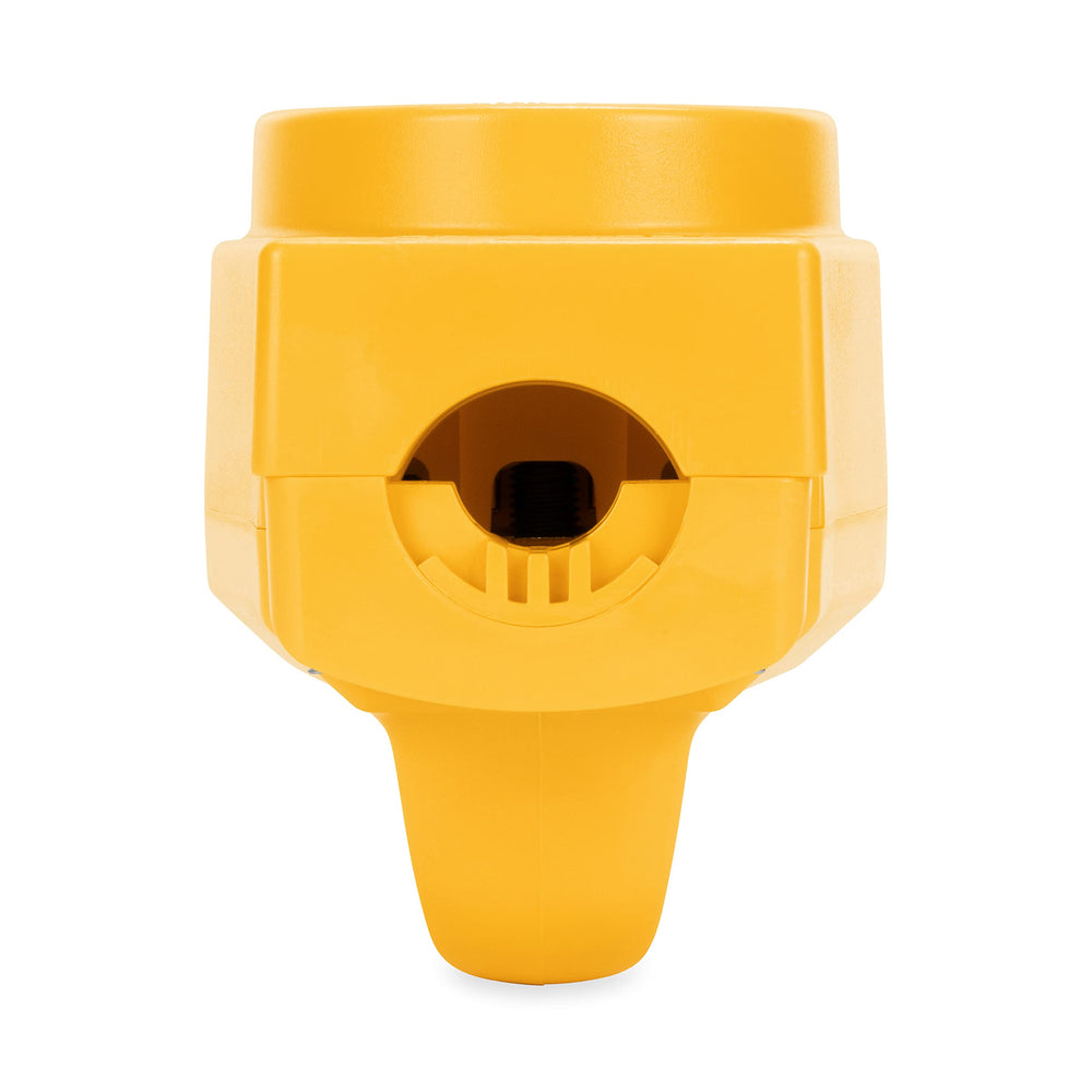 Replacement receptacle featuring ergonomic Power Grip handle for easier use.