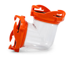 Camco Rhino 90-degree elbow for downhill drainage during dumping.