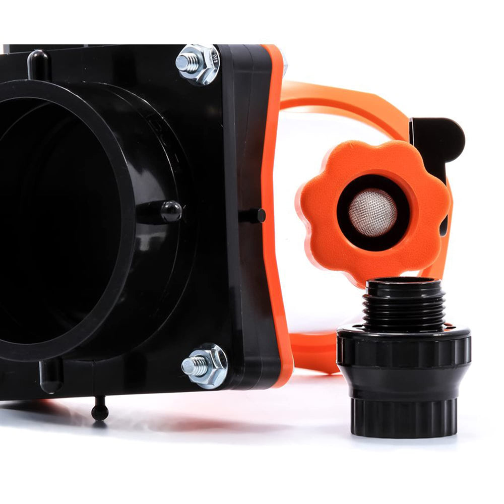 Camco Rhino Blaster Pro direct jet rinse for thorough tank cleaning.