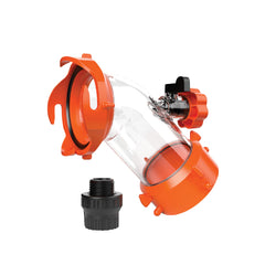 Camco Rhino Blaster tank rinser showing direct water blast for cleaner RV tanks