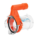 Camco Rhino RV Sewer Extender PRO 5in extension improves hookup ease and flow check.