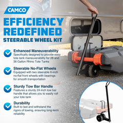 Camco 24-inch tow bar for Rhino Tote Tank rolling transport