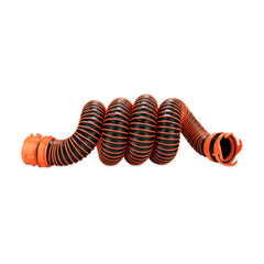 Camco RhinoEXTREME 10-foot extension hose ready for simple waste disposal on the road.