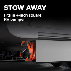 Camco RhinoFLEX collapses to compact size for easy storage.