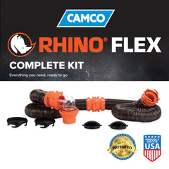 Compact storage in a 4-inch RV bumper with RhinoFLEX.